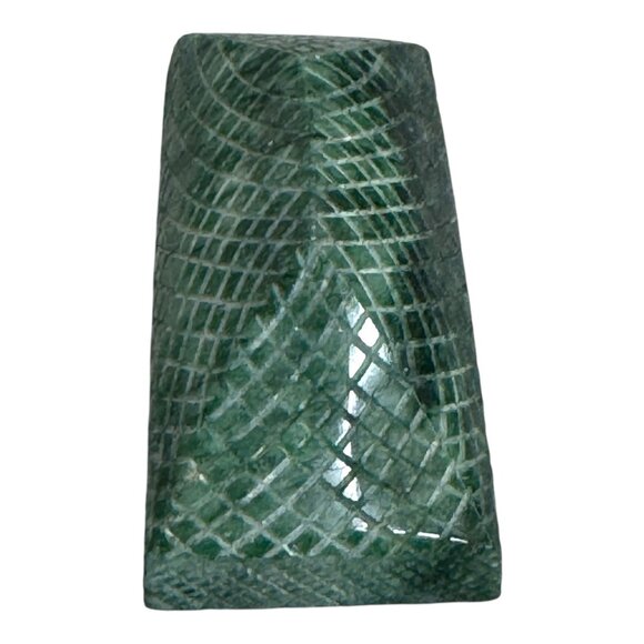 Natural Emerald Carved Rectangular Gemstone 79x35x25mm 111.62g 560 Carats - Picture 7 of 8